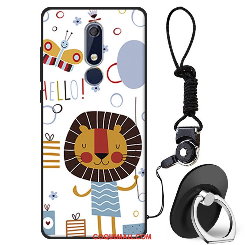 Étui Nokia 5.1 Tout Compris Dessin Animé Téléphone Portable, Coque Nokia 5.1 Incassable Personnalité