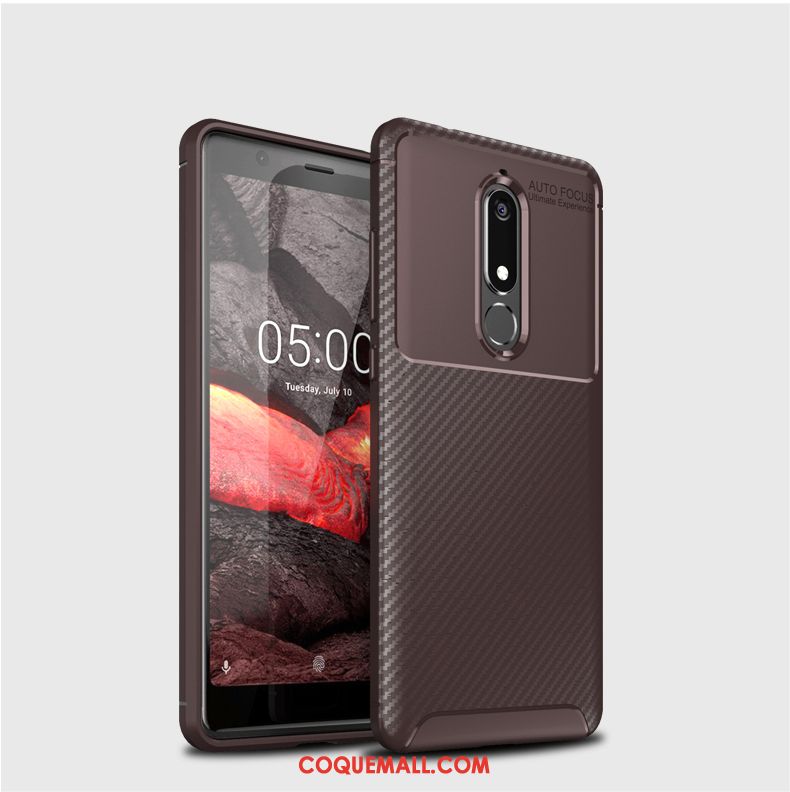 Étui Nokia 5.1 Tout Compris Légères Téléphone Portable, Coque Nokia 5.1 Incassable Fluide Doux