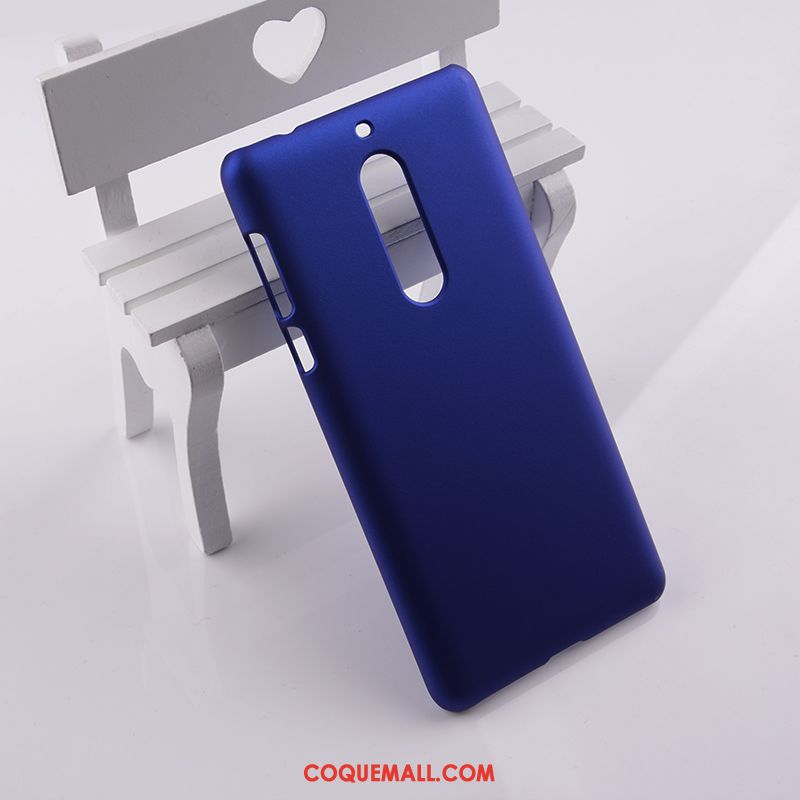 Étui Nokia 5 Business Délavé En Daim Sentir, Coque Nokia 5 Téléphone Portable Protection