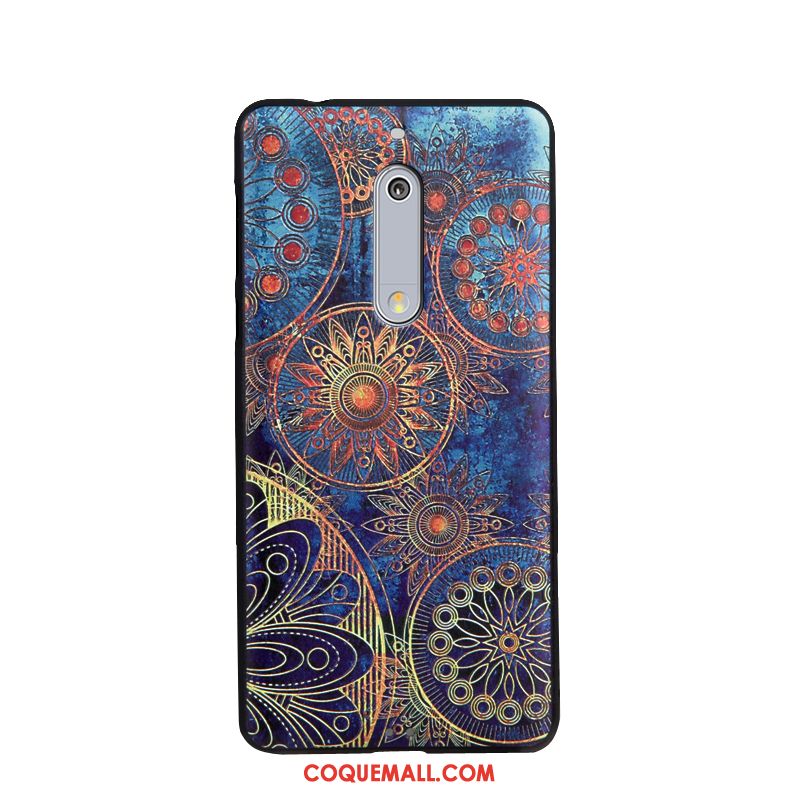 Étui Nokia 5 Dessin Animé Tendance Téléphone Portable, Coque Nokia 5 Gaufrage Protection