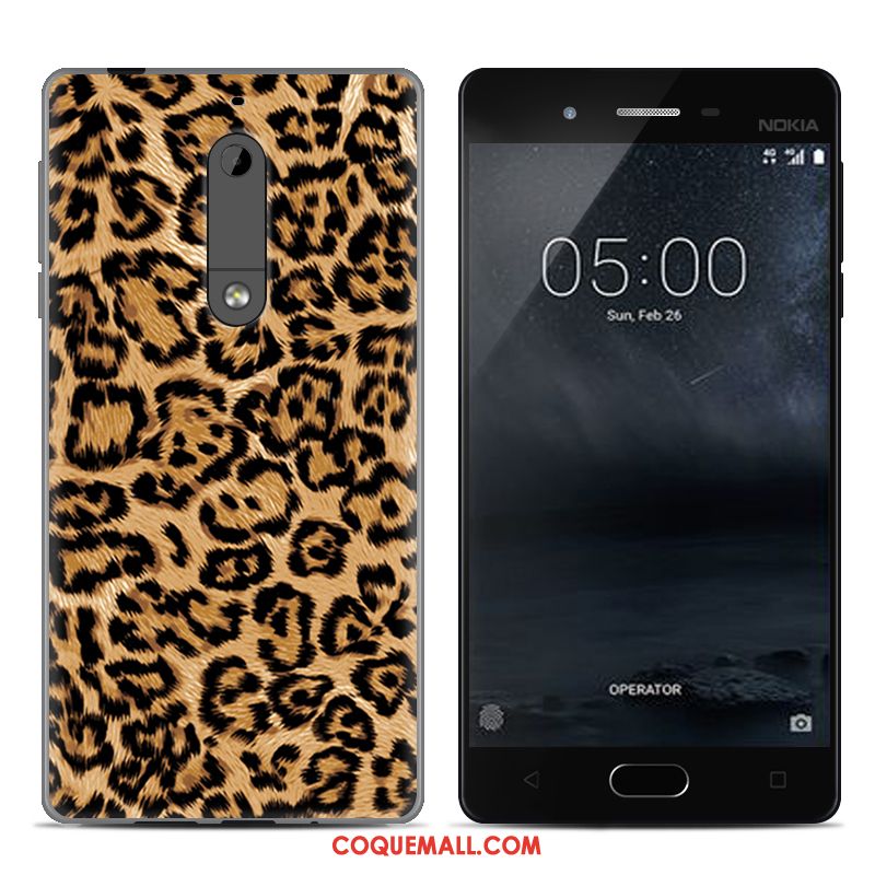 Étui Nokia 5 Gris Créatif Protection, Coque Nokia 5 Peinture Tout Compris