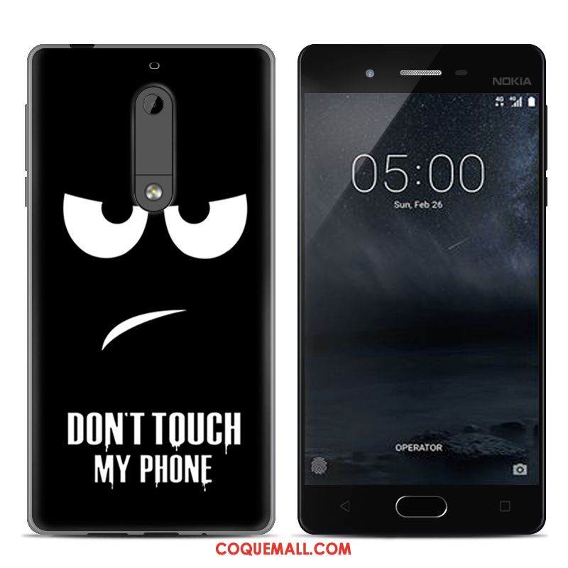 Étui Nokia 5 Gris Créatif Protection, Coque Nokia 5 Peinture Tout Compris