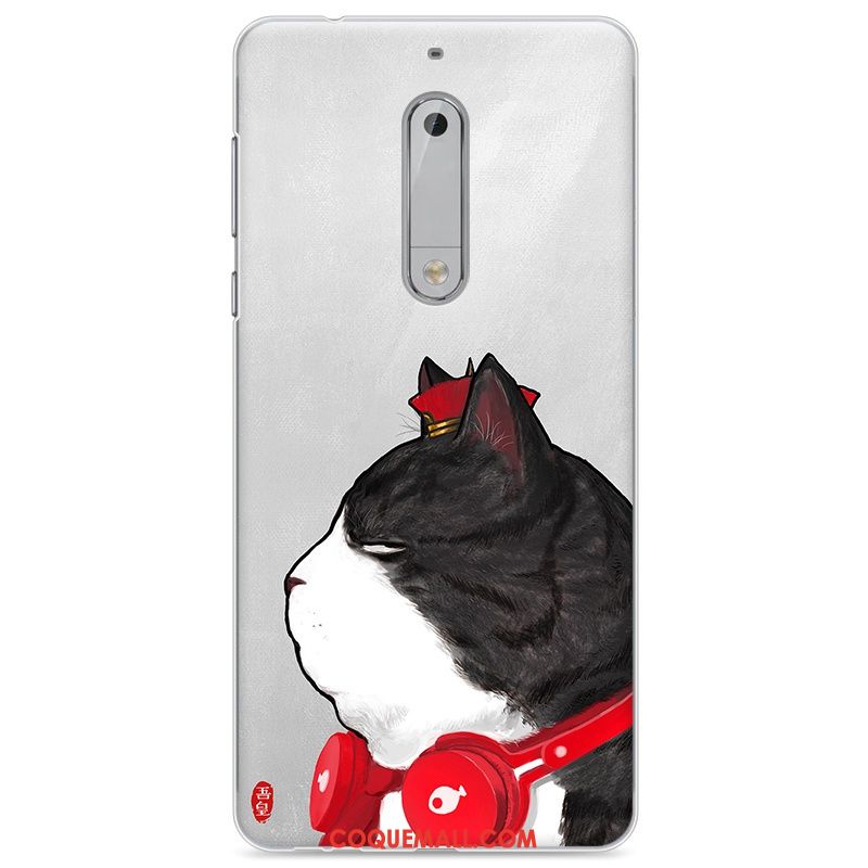 Étui Nokia 5 Peinture Silicone Tout Compris, Coque Nokia 5 Fluide Doux Personnalité