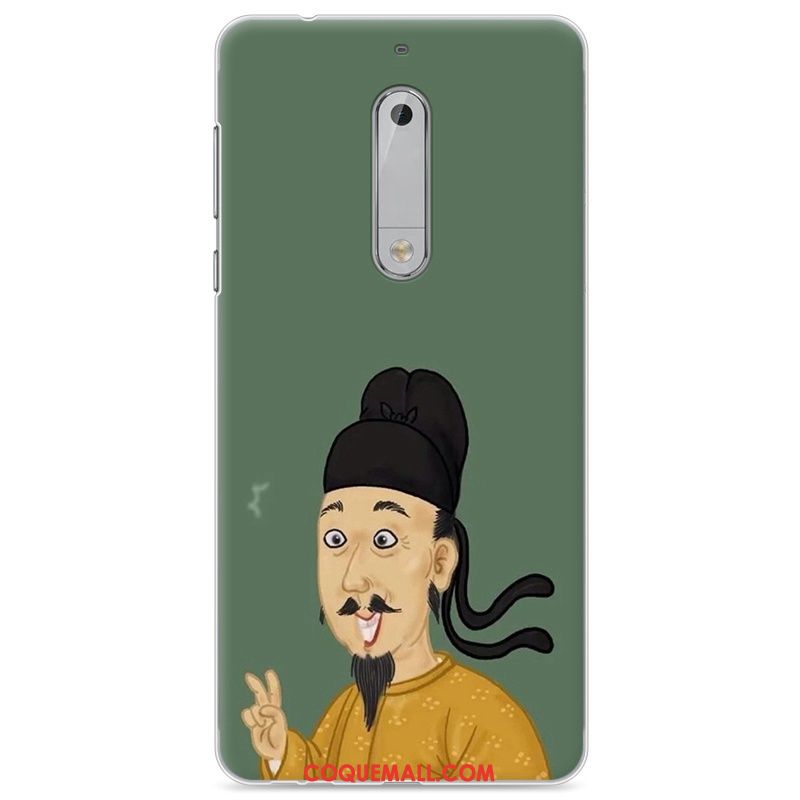 Étui Nokia 5 Peinture Silicone Tout Compris, Coque Nokia 5 Fluide Doux Personnalité