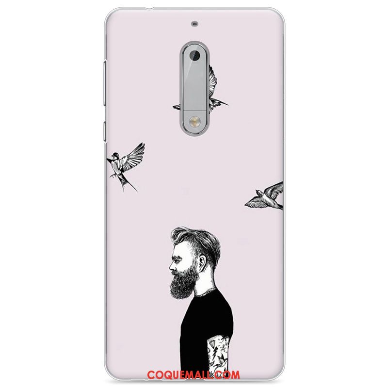 Étui Nokia 5 Peinture Silicone Tout Compris, Coque Nokia 5 Fluide Doux Personnalité