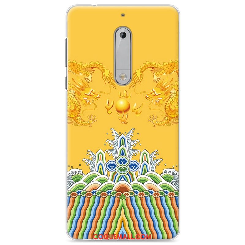 Étui Nokia 5 Peinture Silicone Tout Compris, Coque Nokia 5 Fluide Doux Personnalité