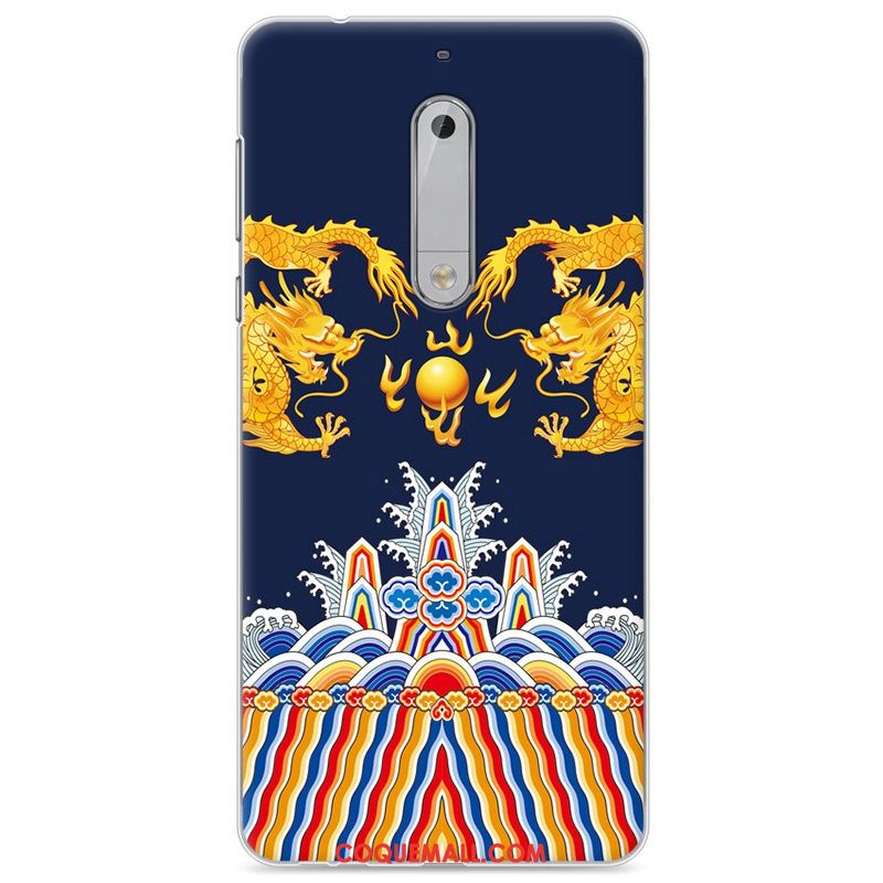 Étui Nokia 5 Peinture Silicone Tout Compris, Coque Nokia 5 Fluide Doux Personnalité