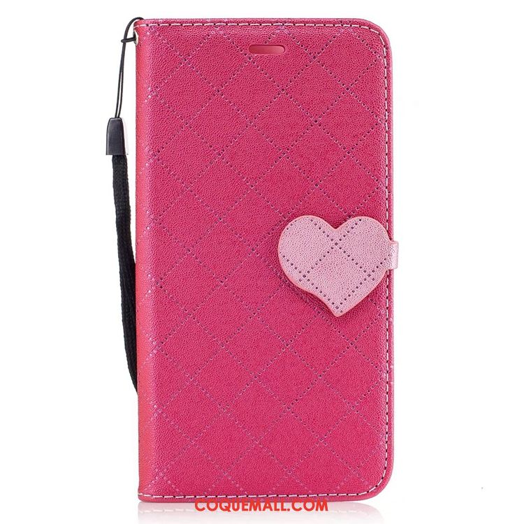 Étui Nokia 5 Support Étui En Cuir Amour, Coque Nokia 5 Téléphone Portable Losange