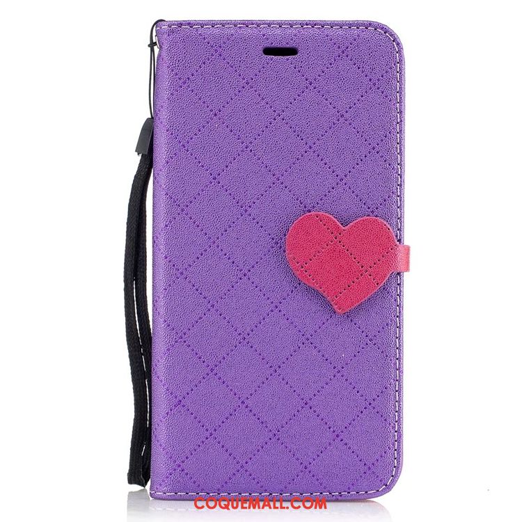 Étui Nokia 5 Support Étui En Cuir Amour, Coque Nokia 5 Téléphone Portable Losange