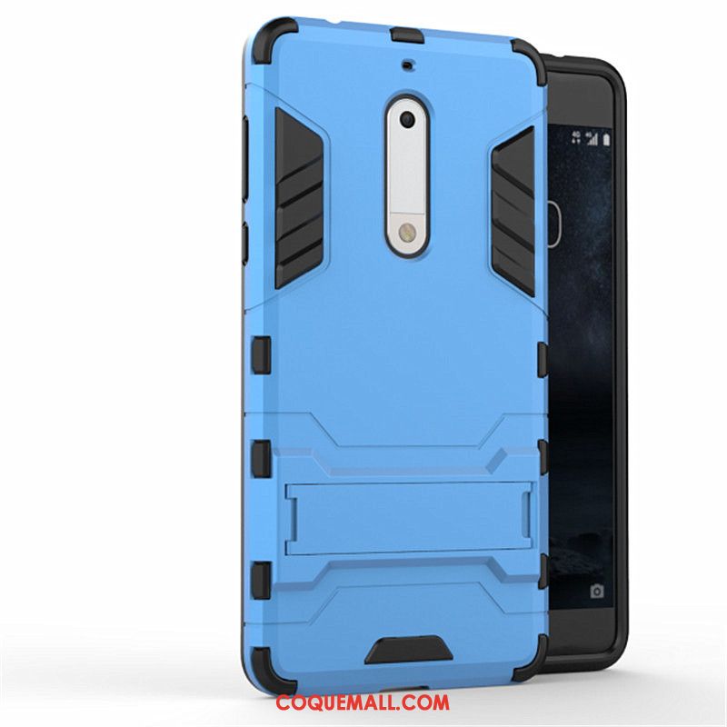 Étui Nokia 5 Téléphone Portable Bleu Difficile, Coque Nokia 5 Foncé Protection