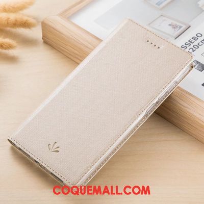 Étui Nokia 6.1 Gris Modèle Fleurie Tissu, Coque Nokia 6.1 En Cuir Téléphone Portable