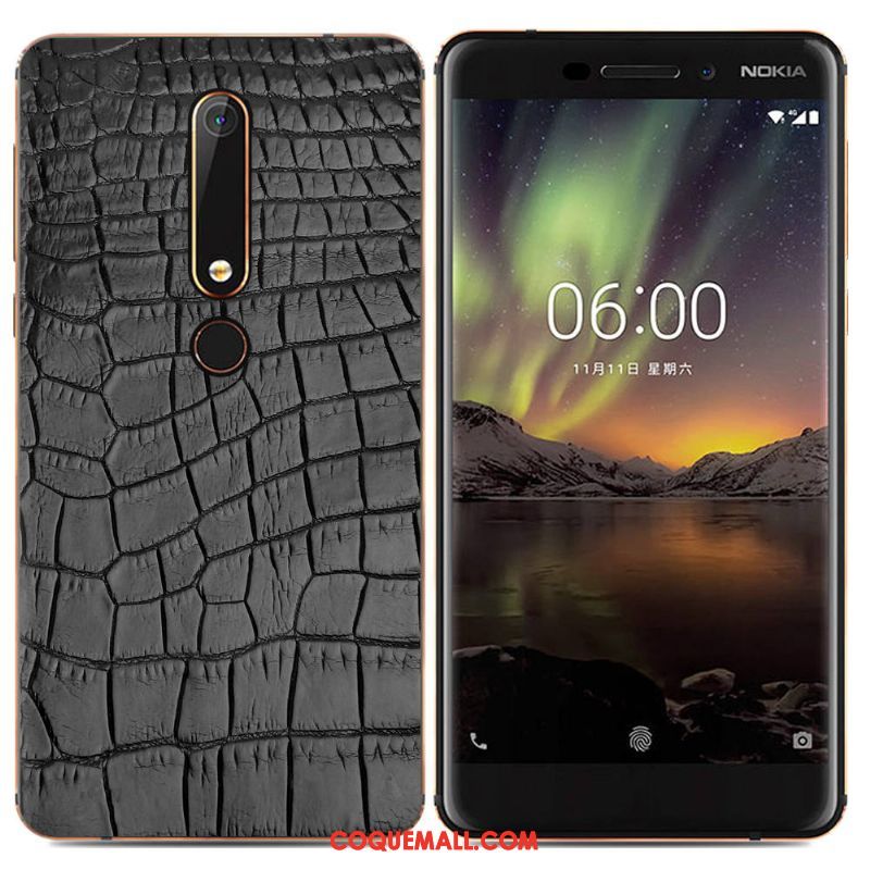 Étui Nokia 6.1 Protection Multicolore Créatif, Coque Nokia 6.1 Téléphone Portable Fluide Doux