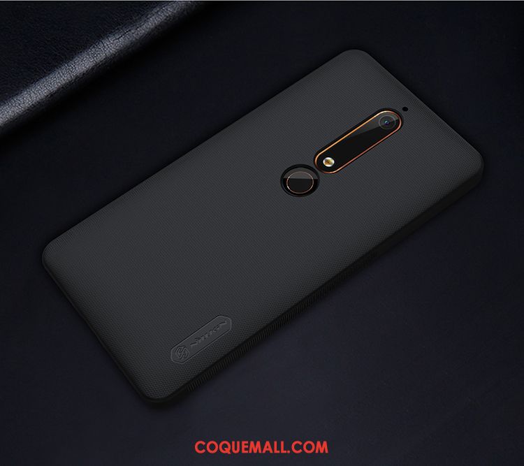 Étui Nokia 6.1 Protection Téléphone Portable Noir, Coque Nokia 6.1 Difficile