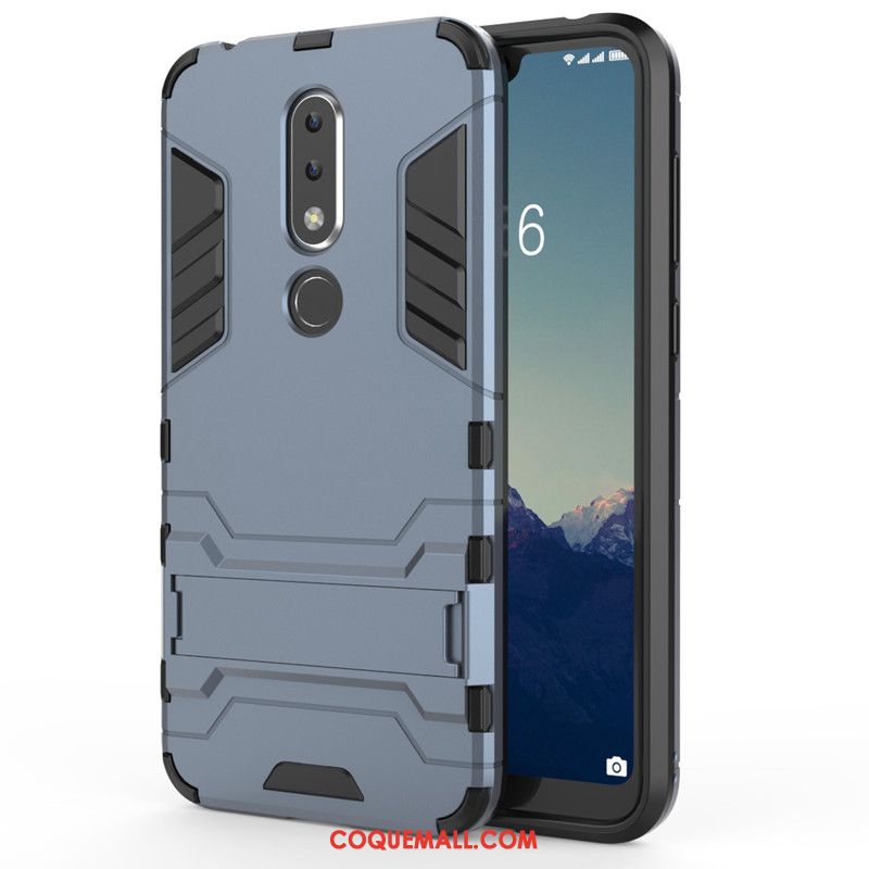 Étui Nokia 6.1 Tendance Foncé Bleu, Coque Nokia 6.1 Coque En Silicone Difficile