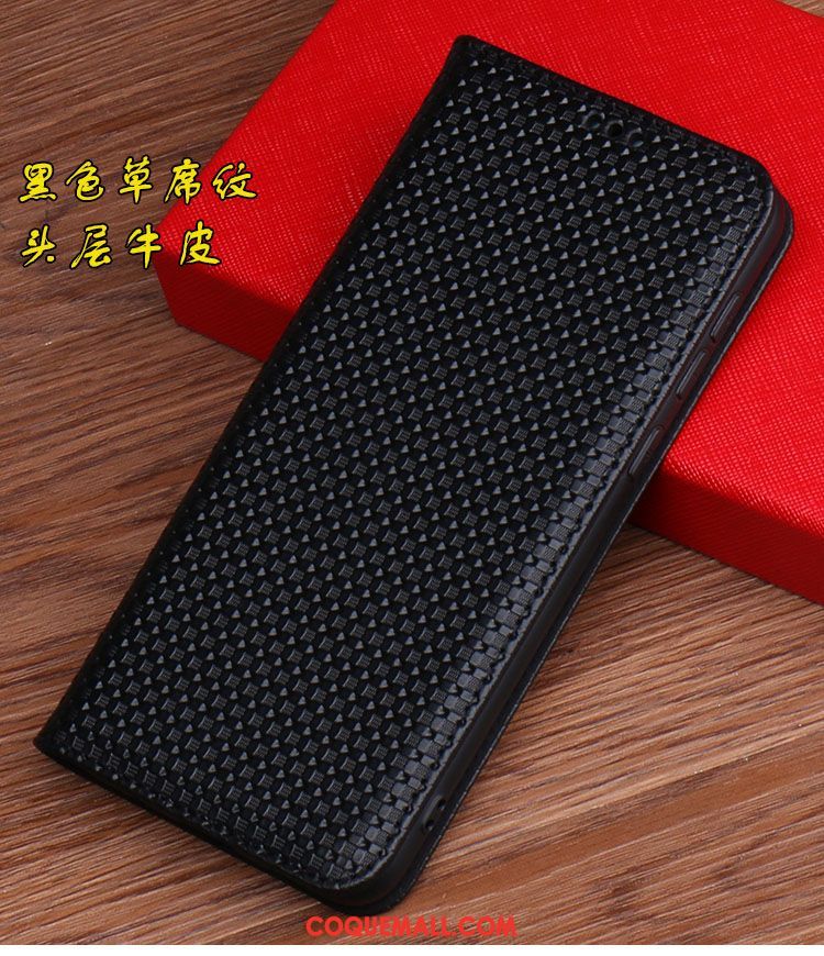 Étui Nokia 6.2 Cuir Véritable Protection Modèle Fleurie, Coque Nokia 6.2 Incassable Litchi