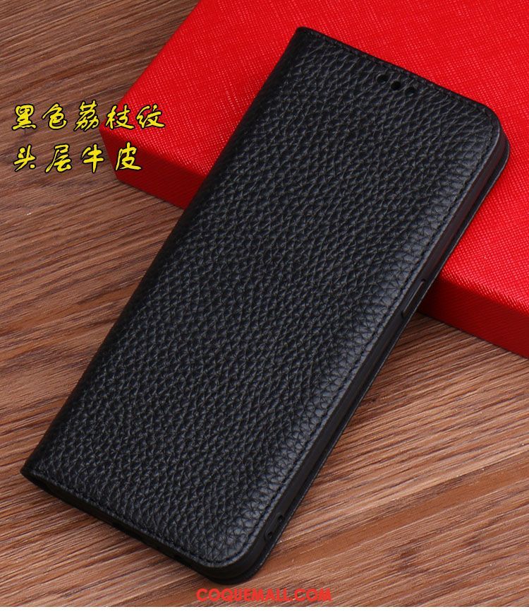 Étui Nokia 6.2 Cuir Véritable Protection Modèle Fleurie, Coque Nokia 6.2 Incassable Litchi