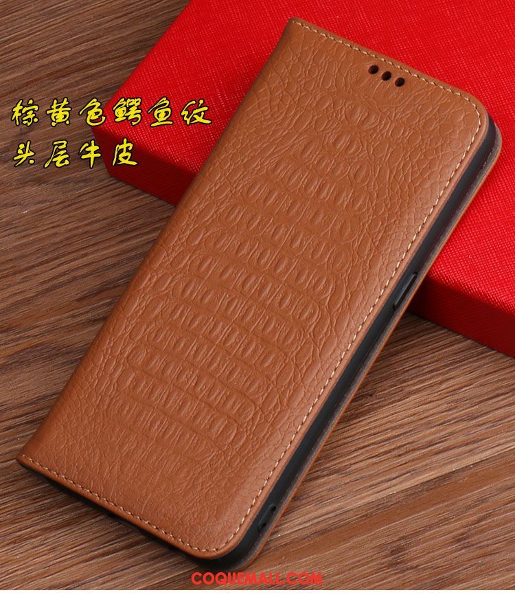 Étui Nokia 6.2 Cuir Véritable Protection Modèle Fleurie, Coque Nokia 6.2 Incassable Litchi