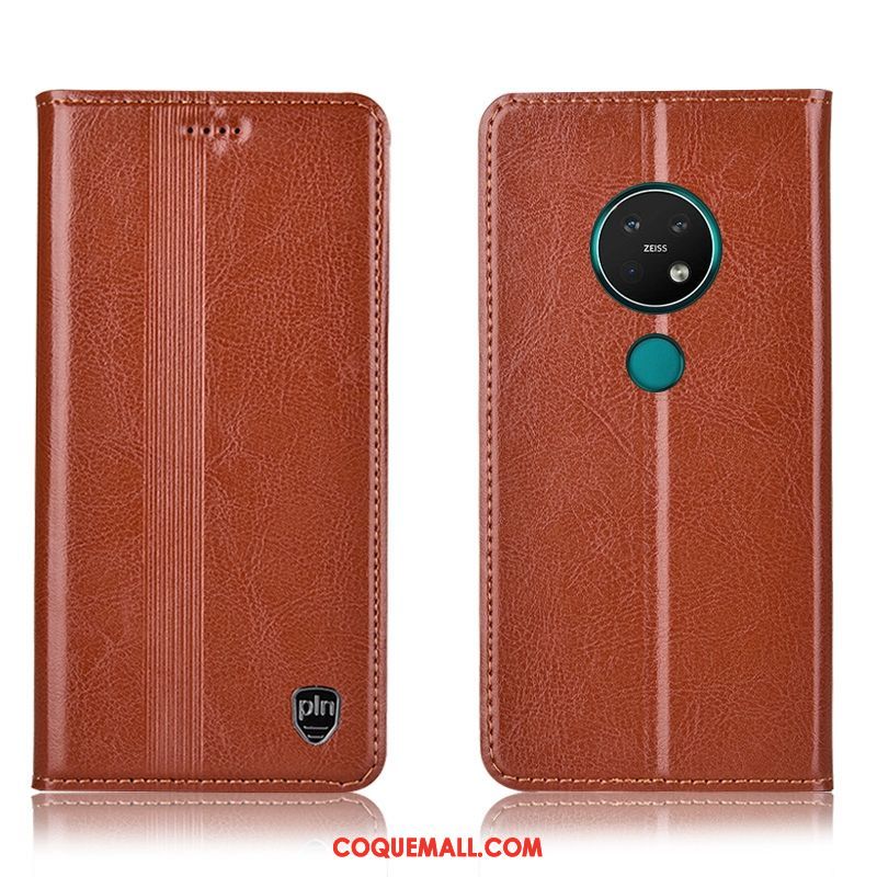 Étui Nokia 6.2 En Cuir Rouge Modèle Fleurie, Coque Nokia 6.2 Tout Compris Téléphone Portable