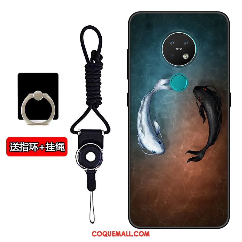 Étui Nokia 6.2 Noir Tout Compris Fluide Doux, Coque Nokia 6.2 Incassable Téléphone Portable