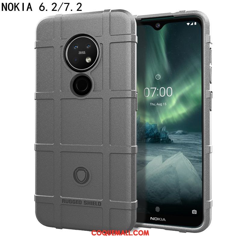 Étui Nokia 6.2 Nouveau Magnétisme Protection, Coque Nokia 6.2 Trois Défenses Marque De Tendance