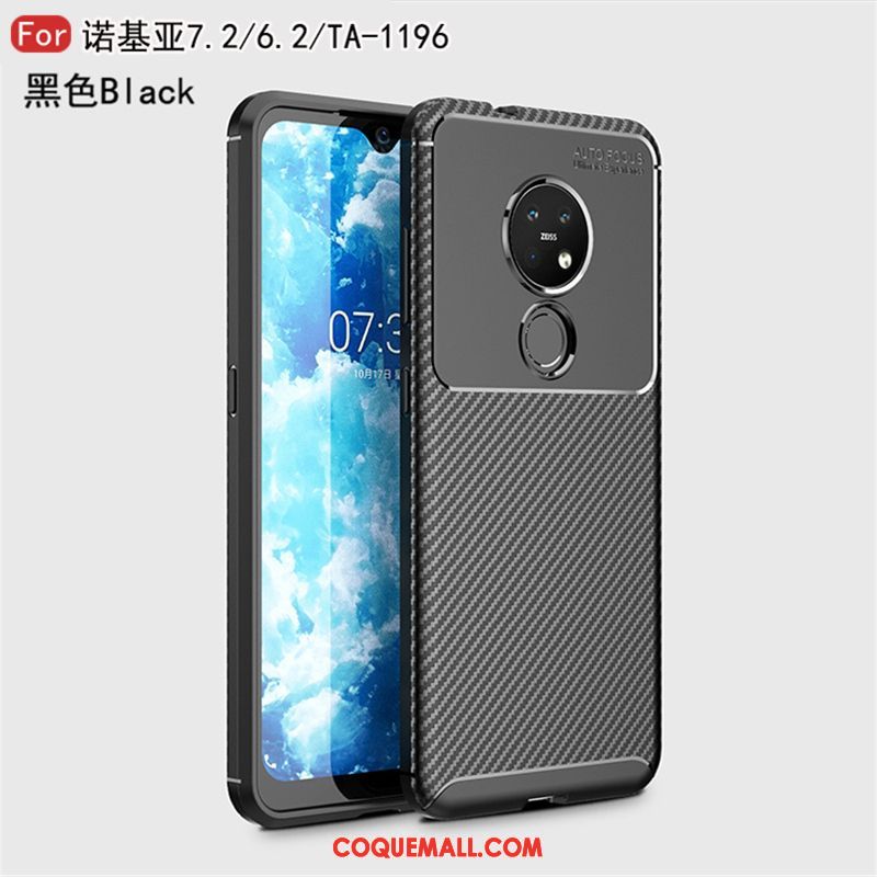 Étui Nokia 6.2 Tempérer Étoile Tout Compris, Coque Nokia 6.2 Fluide Doux Incassable Braun