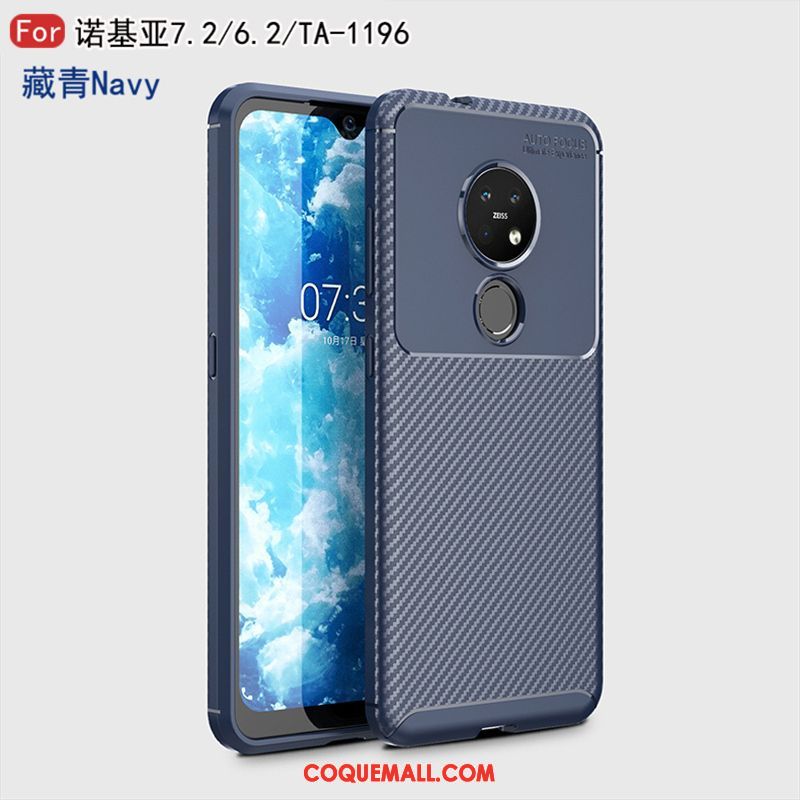 Étui Nokia 6.2 Tempérer Étoile Tout Compris, Coque Nokia 6.2 Fluide Doux Incassable Braun