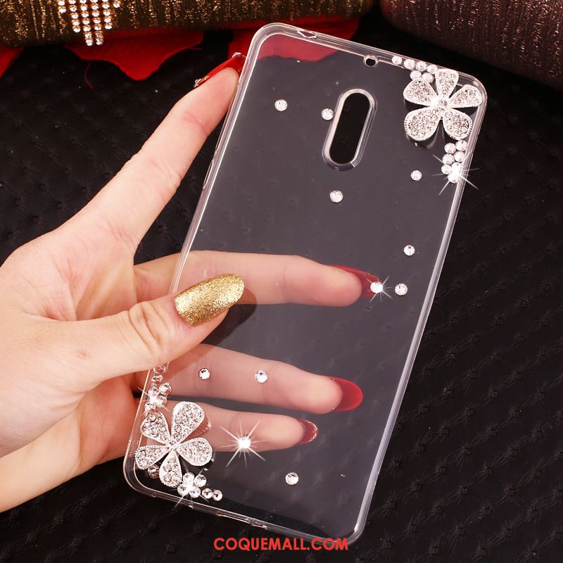 Étui Nokia 6 Cou Suspendu Or Protection, Coque Nokia 6 Anneau Renard