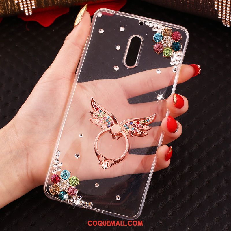 Étui Nokia 6 Cou Suspendu Or Protection, Coque Nokia 6 Anneau Renard