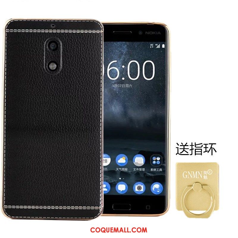 Étui Nokia 6 Cuir Protection Modèle Fleurie, Coque Nokia 6 Téléphone Portable Silicone