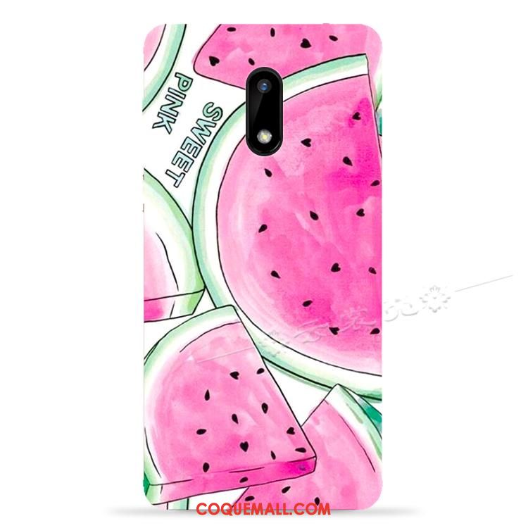 Étui Nokia 6 Incassable Pastèque Multicolore, Coque Nokia 6 Protection Téléphone Portable