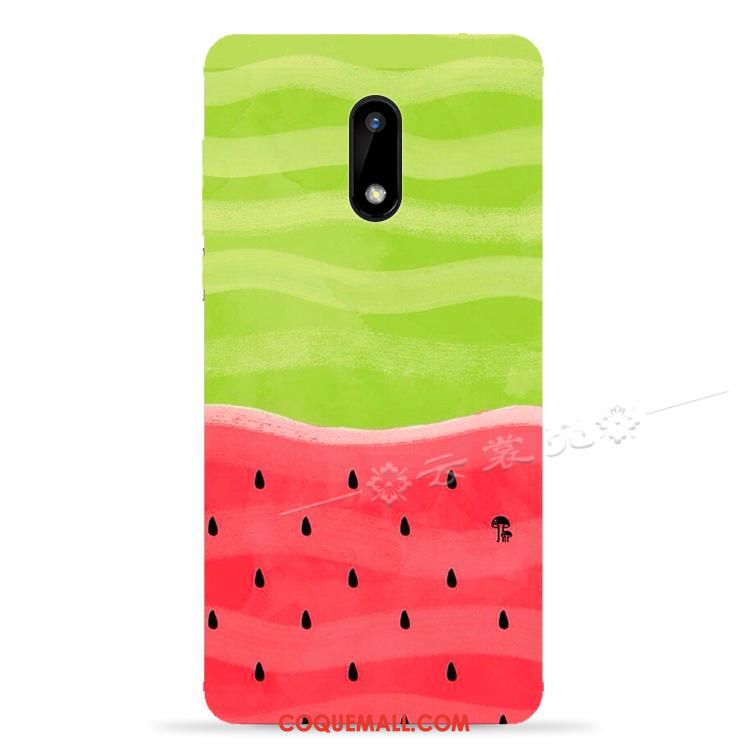 Étui Nokia 6 Incassable Pastèque Multicolore, Coque Nokia 6 Protection Téléphone Portable