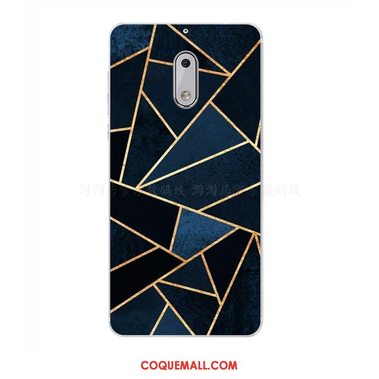 Étui Nokia 6 Losange Téléphone Portable Europe, Coque Nokia 6 Clair Amoureux