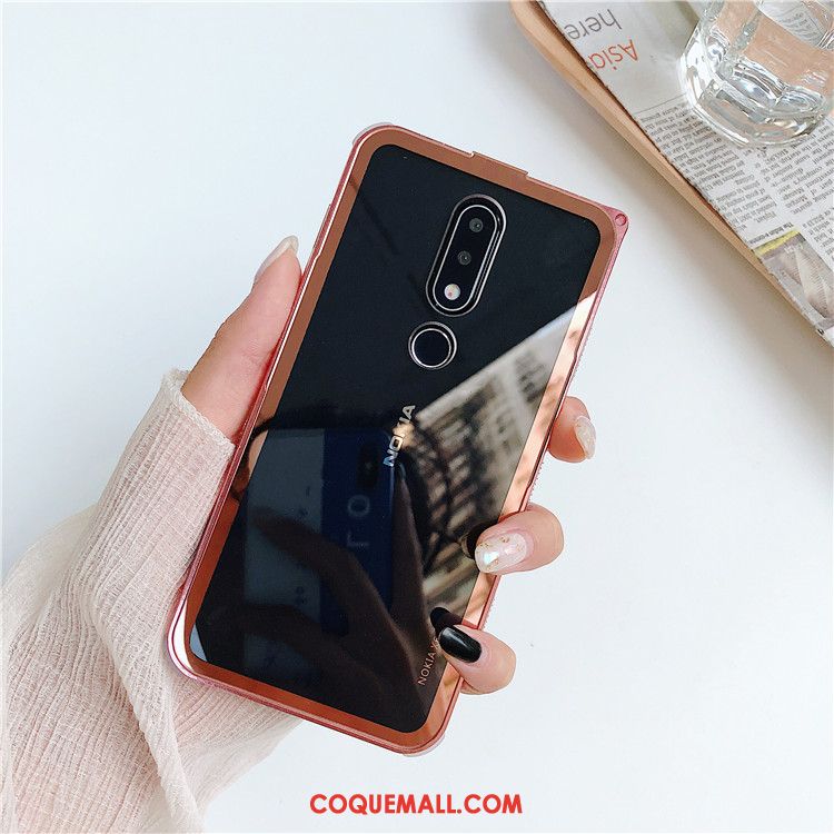 Étui Nokia 6 Or Tendance Tout Compris, Coque Nokia 6 Téléphone Portable Transparent