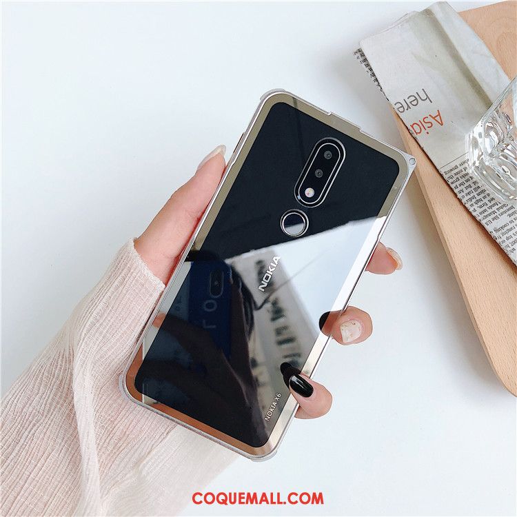 Étui Nokia 6 Or Tendance Tout Compris, Coque Nokia 6 Téléphone Portable Transparent