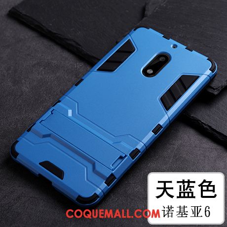 Étui Nokia 6 Protection Téléphone Portable Tendance, Coque Nokia 6 Bleu Créatif