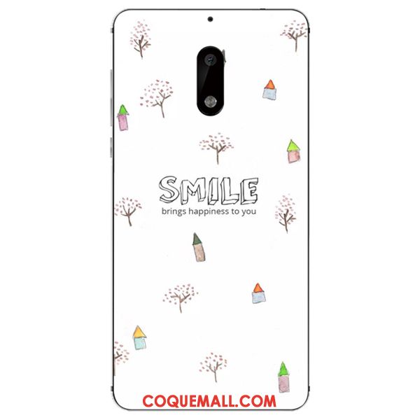 Étui Nokia 6 Simple Incassable Frais, Coque Nokia 6 Fruit Protection