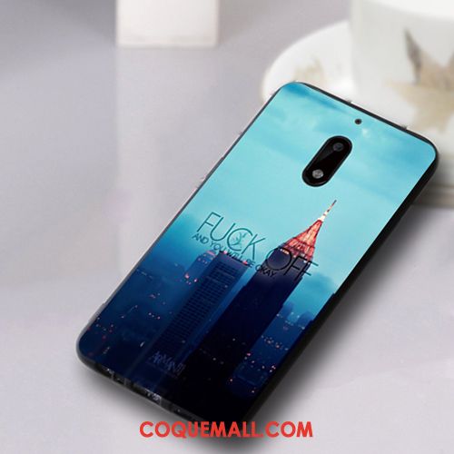 Étui Nokia 6 Tout Compris Téléphone Portable Délavé En Daim, Coque Nokia 6 Incassable Fluide Doux