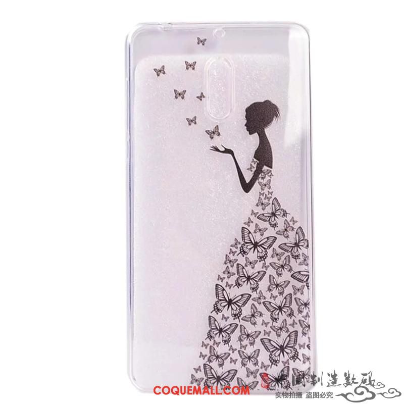 Étui Nokia 6 Très Mince Tout Compris Violet, Coque Nokia 6 Téléphone Portable Incassable
