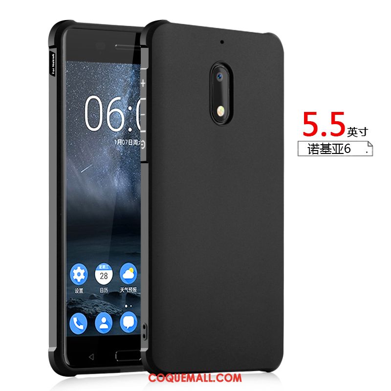 Étui Nokia 6 Téléphone Portable Personnalité Protection, Coque Nokia 6 Bleu Incassable