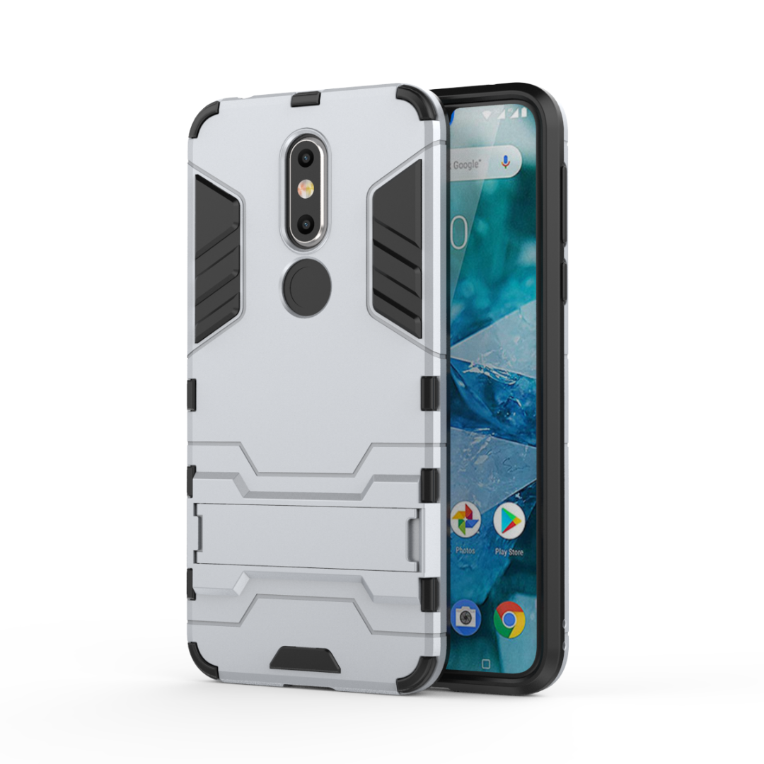 Étui Nokia 7.1 Armure Or Tendance, Coque Nokia 7.1 Support Protection