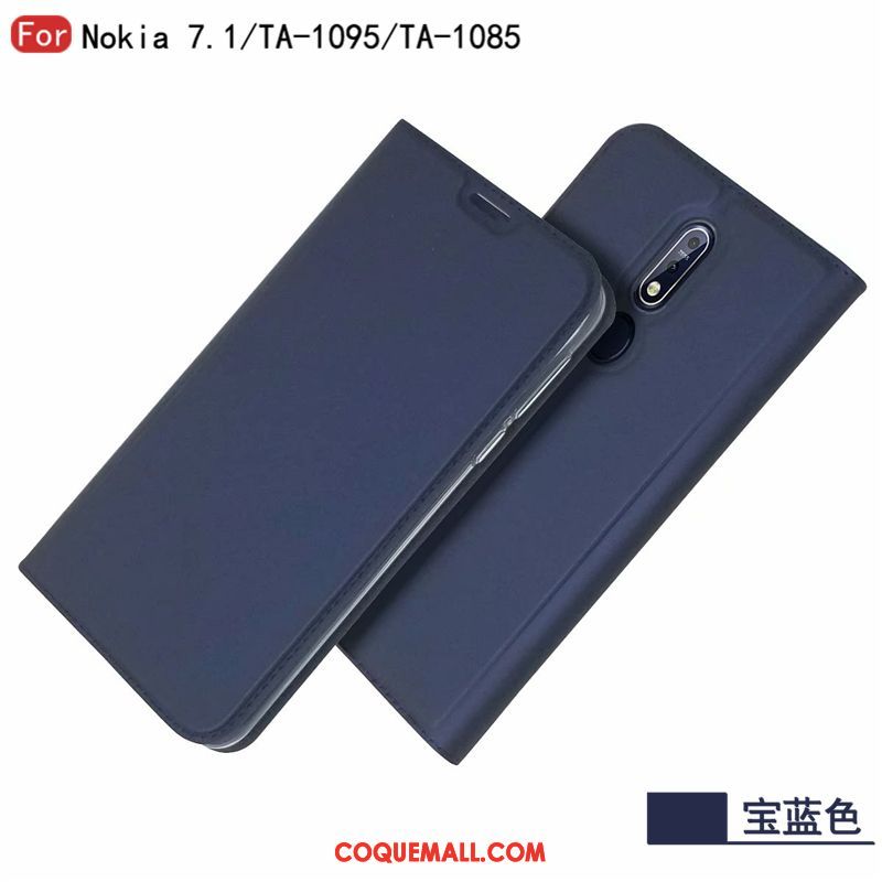 Étui Nokia 7.1 Business Téléphone Portable Incassable, Coque Nokia 7.1 Personnalité Étoile