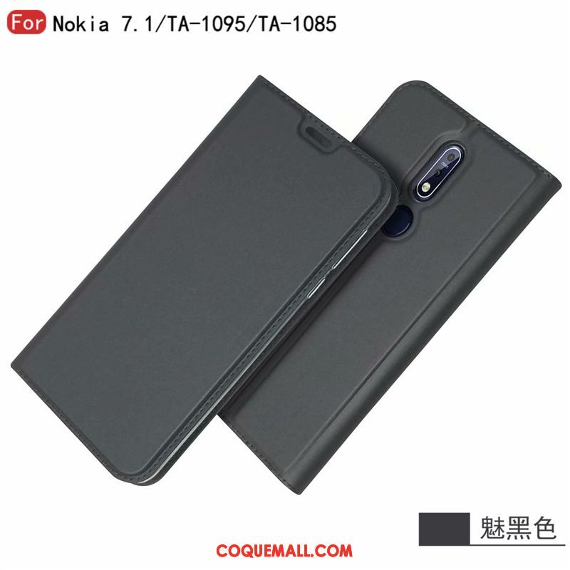 Étui Nokia 7.1 Business Téléphone Portable Incassable, Coque Nokia 7.1 Personnalité Étoile