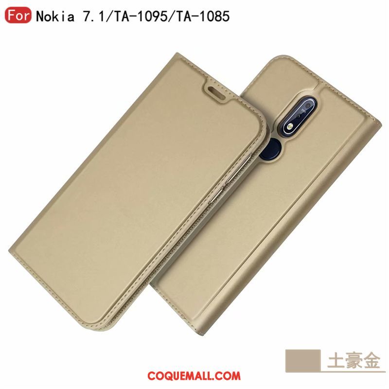 Étui Nokia 7.1 Business Téléphone Portable Incassable, Coque Nokia 7.1 Personnalité Étoile