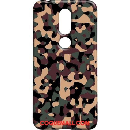 Étui Nokia 7.1 Nouveau Camouflage Téléphone Portable, Coque Nokia 7.1 Vert Cool