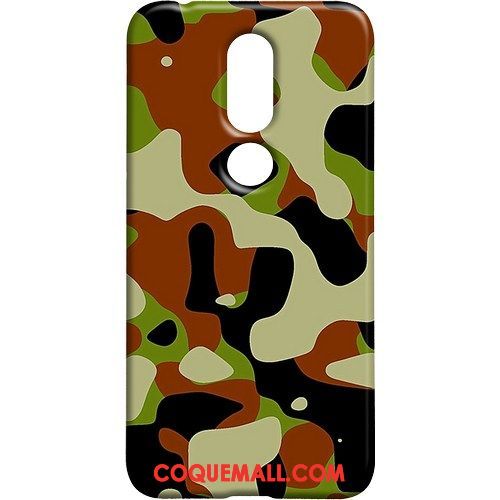 Étui Nokia 7.1 Nouveau Camouflage Téléphone Portable, Coque Nokia 7.1 Vert Cool