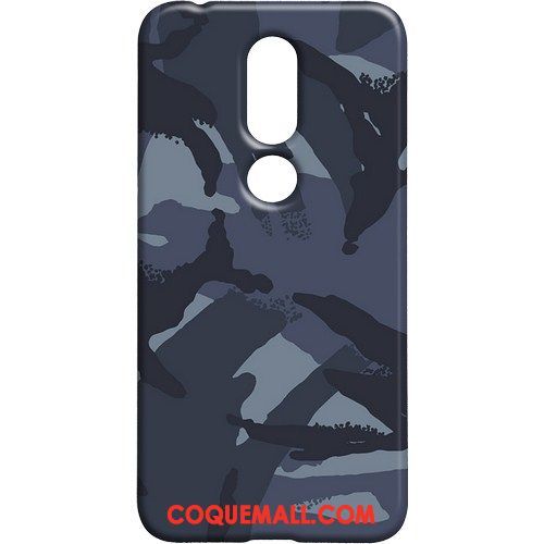 Étui Nokia 7.1 Nouveau Camouflage Téléphone Portable, Coque Nokia 7.1 Vert Cool