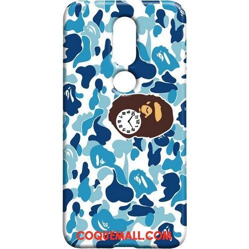 Étui Nokia 7.1 Nouveau Camouflage Téléphone Portable, Coque Nokia 7.1 Vert Cool