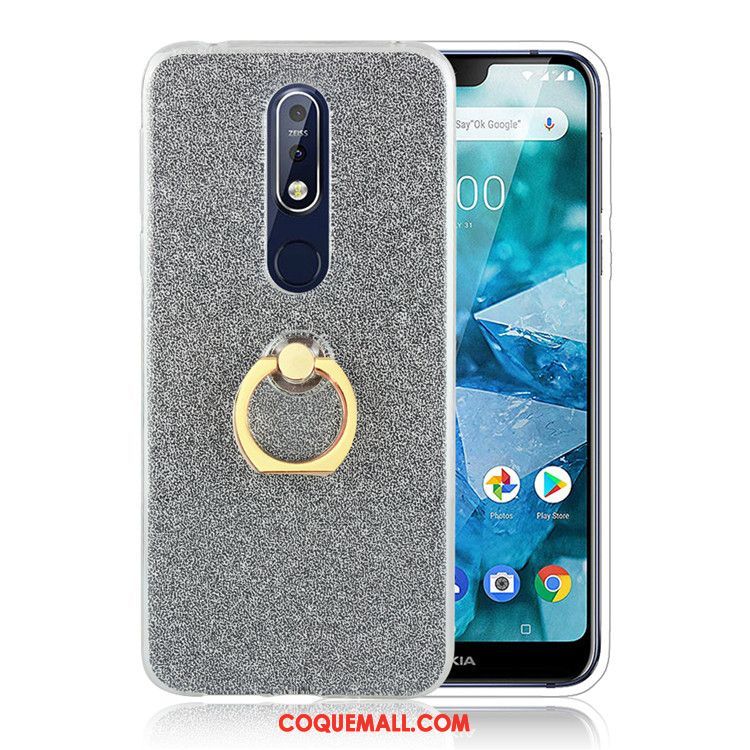 Étui Nokia 7.1 Or Créatif Incassable, Coque Nokia 7.1 Téléphone Portable Business