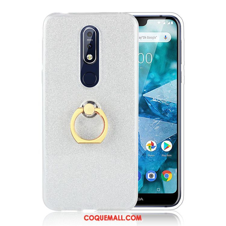 Étui Nokia 7.1 Or Créatif Incassable, Coque Nokia 7.1 Téléphone Portable Business