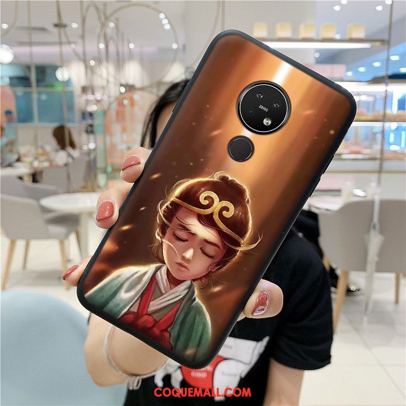 Étui Nokia 7.2 Dessin Animé Téléphone Portable Incassable, Coque Nokia 7.2 Tout Compris Protection